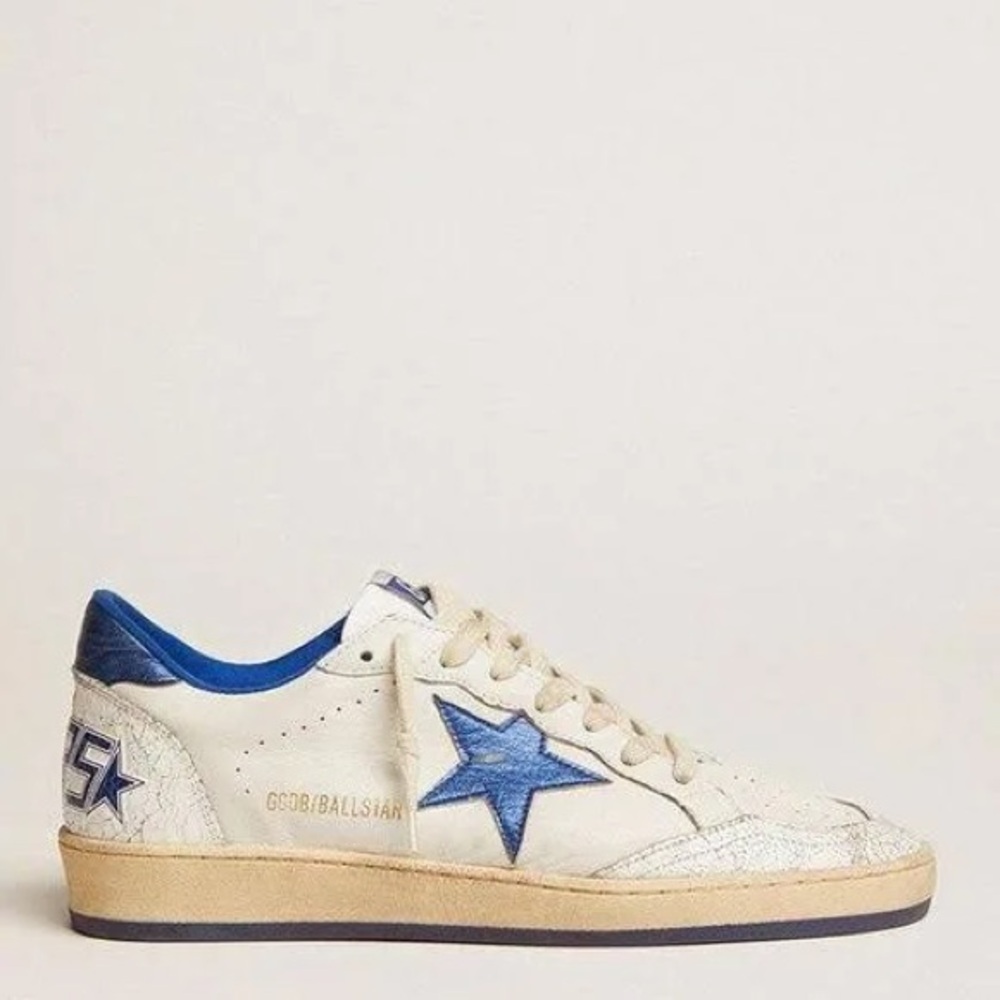 Golden Goose blue ball stars